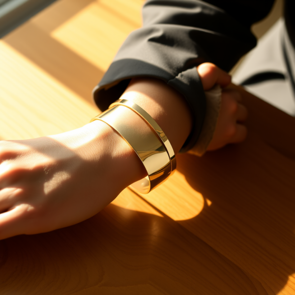 Demeter Cuff II Stone Signature Small